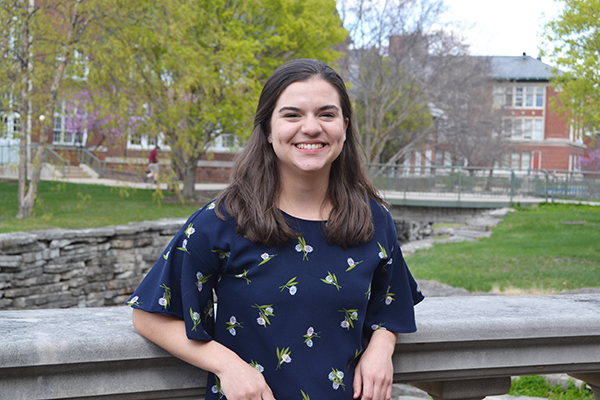 Eugenia Maldonado on Engineering Quad. (Image courtesy of Eugenia Maldonado.)