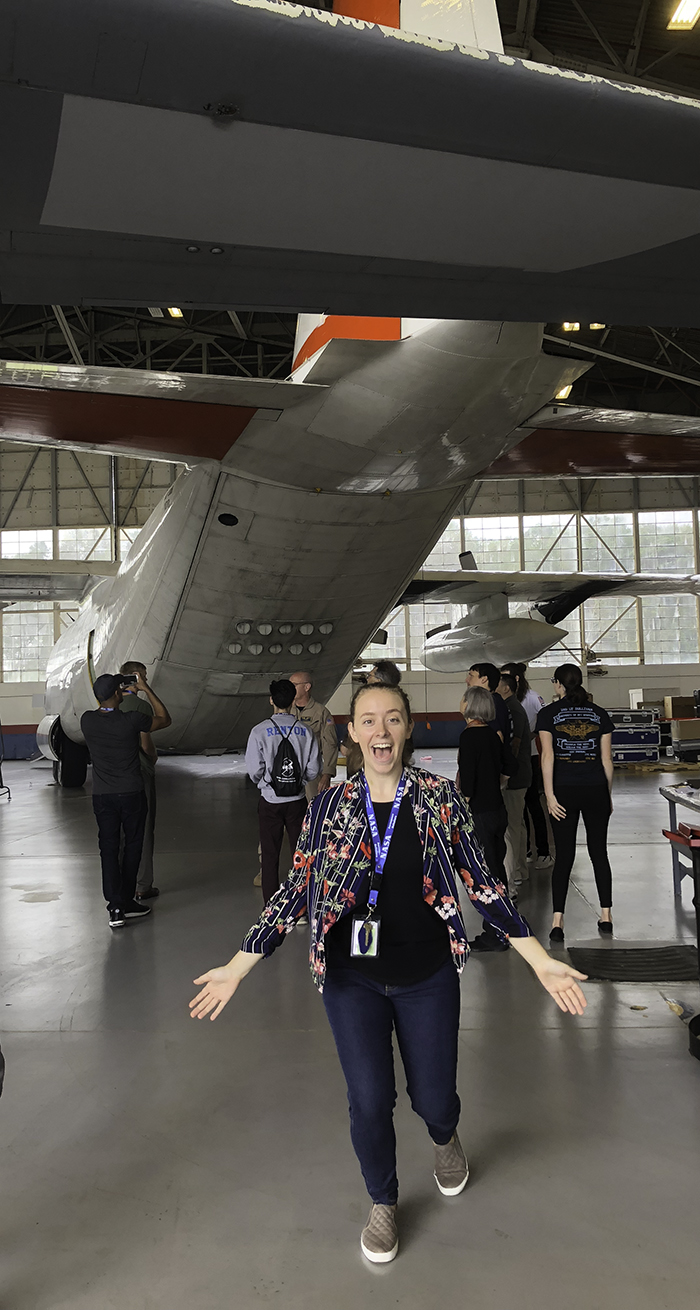 Carmen Paquette at NASA's NCAS program. (Image courtesy of Carmen Paquette.
