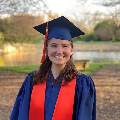  Courtney Leverenz in her regalia. (Image courtesy of Courtney Leverenz.