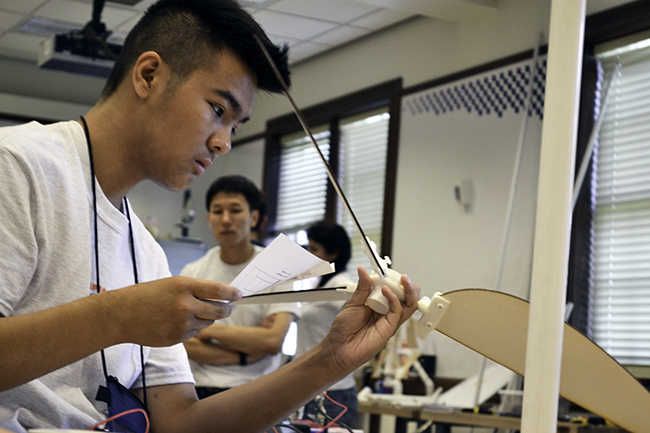 WYSE camper works on wind turbine