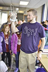 Austin Steinforth, Electrical Engineering Ph.D. student, has been presenting his Self-siphoning beads demo every year at EOH.