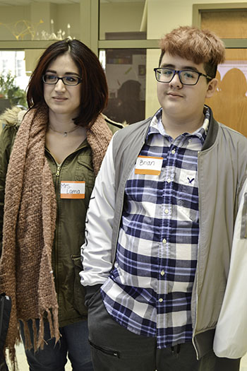 Tania Lama and her son, who visited EOH as part of a school field trip.