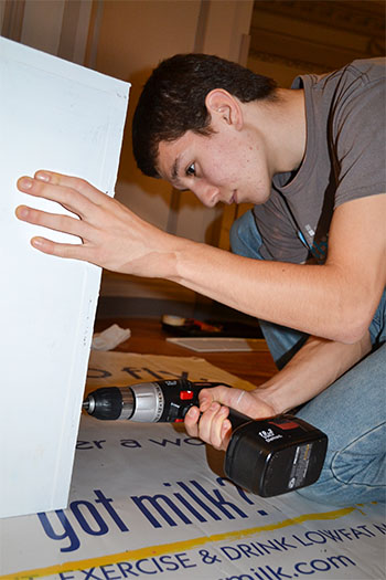 A Uni student creates a housing for the blower fan.