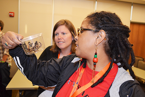 Lisa Ferguson (center) and Talibah Mance (right)