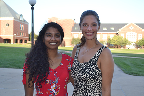 Left to right: Shivani Ganesh and Christine Mehr.