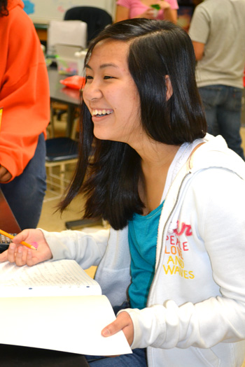 Jefferson Middle School student enjoying one of the after-school sessions.