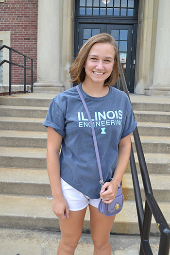 Aerospace Engineering freshman Zoe Zuzzio.