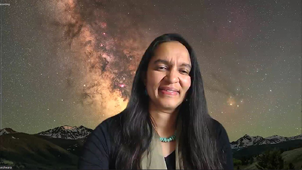 Illinois Physics Professor Smitha Vishveshwara, the driving force behind the festival.