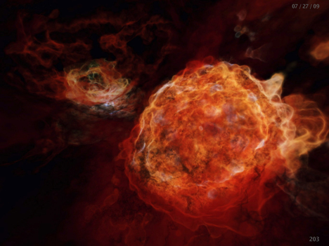 Image of a supernova