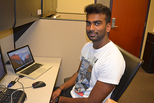 CIP intern, Vikram Mudaliar.