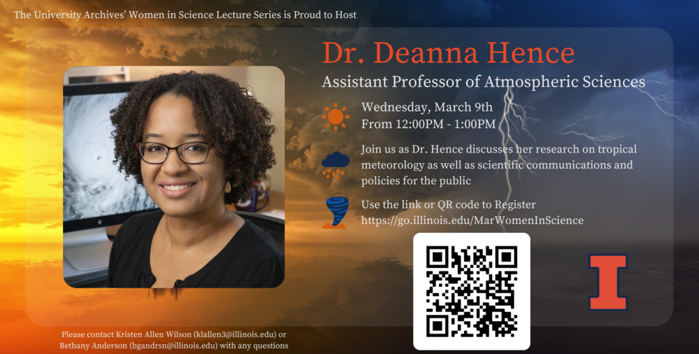 Dr. Deanna Hence, Assistant Professor of Atmospheric Sciences.