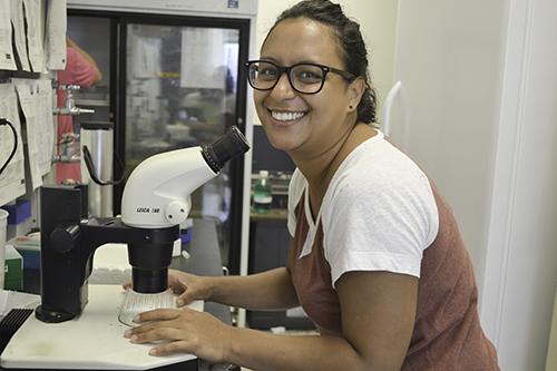 Molecular & Cellular Biology (MCB) PhD student Paola Estrada